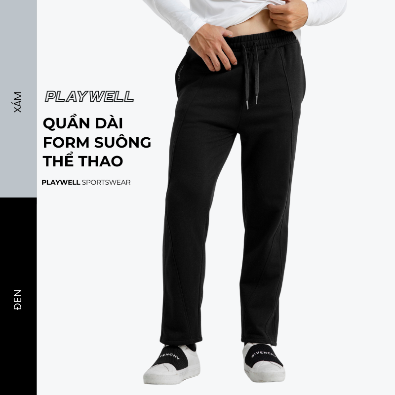 Quần dài thể thao nam Track line PW12241