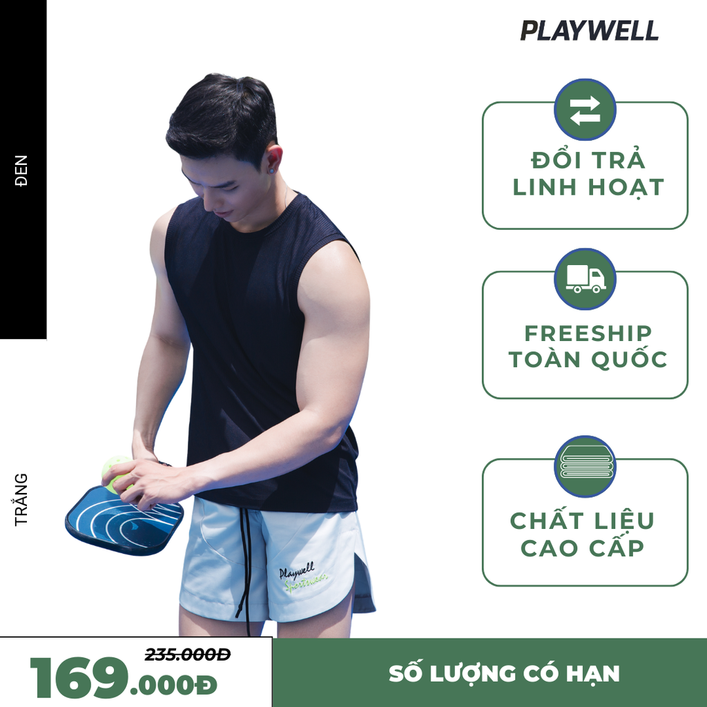 Áo thun Tanktop thể thao nam PW9241