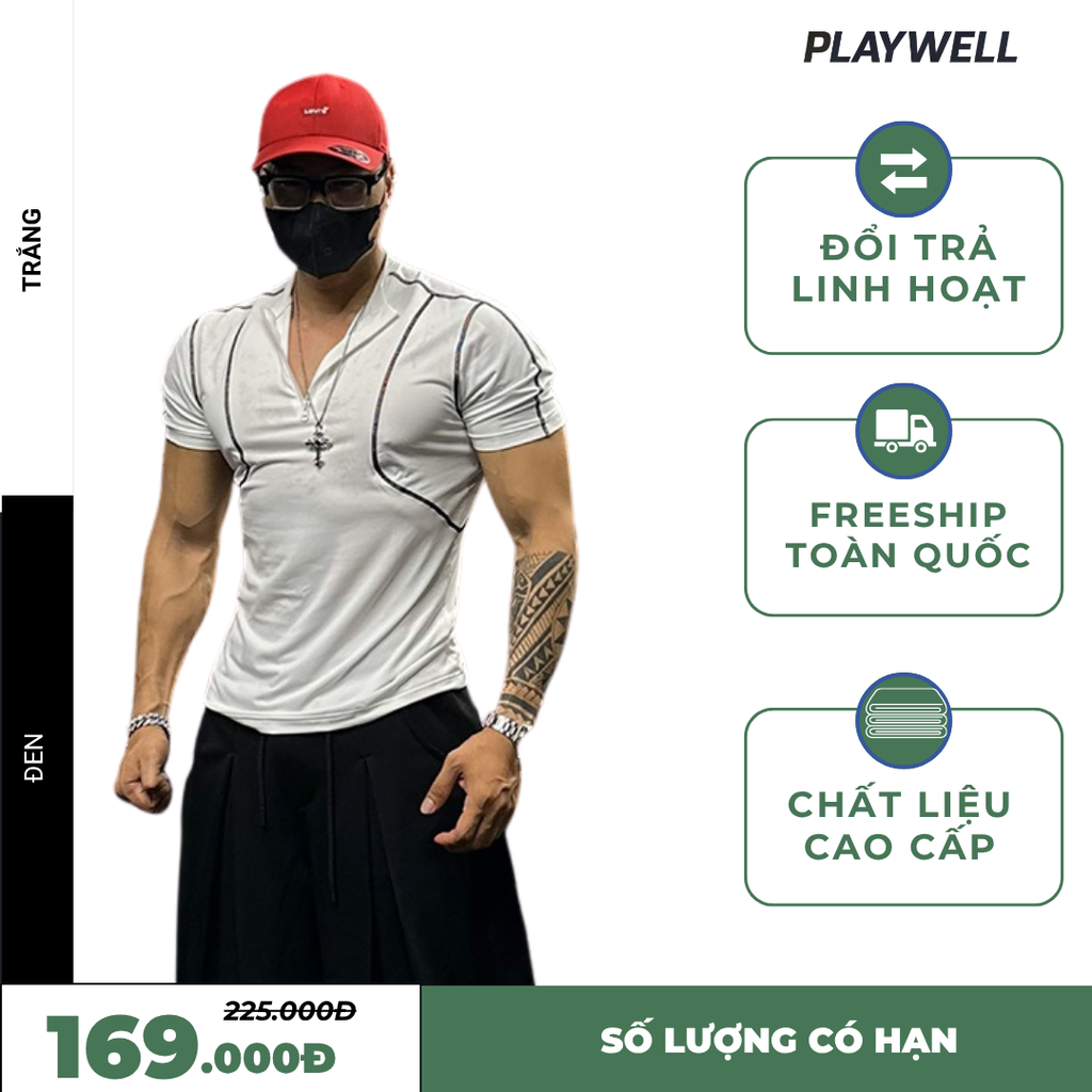 Áo thun thể thao nam Turbo X PW12243