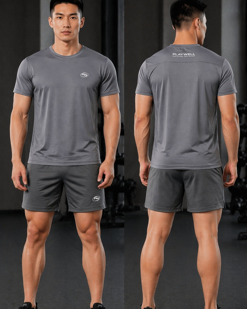 Áo thun thể thao nam Unlimited PWT0626 thoáng mát, thoải mái vận động, thời trang