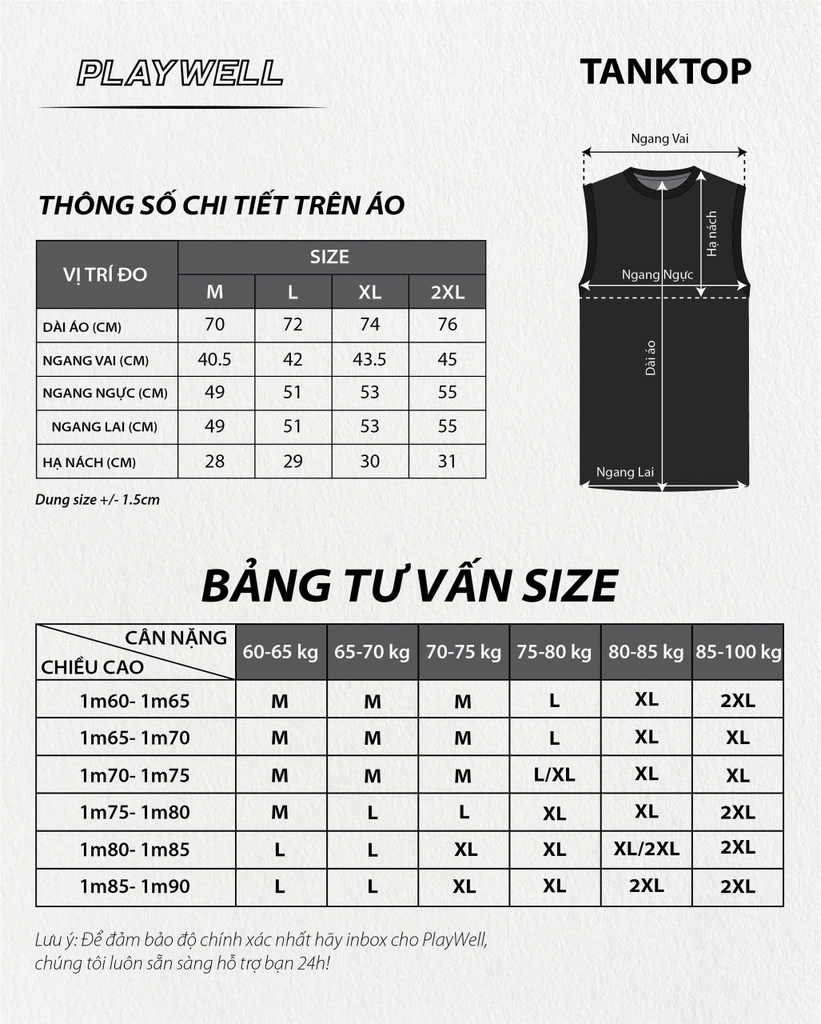 Áo Tanktop thể thao nam Essential Form Tank PW-TANK TOP 1 thoải mái, thoáng mát, co giãn, chất liệu cao cấp