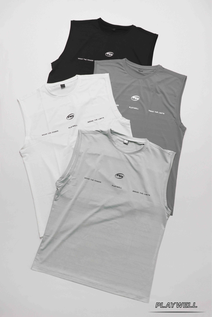 Áo Tanktop thể thao nam Infinity PWTA0326 thoải mái, thoáng mát, co giãn, chất liệu cao cấp
