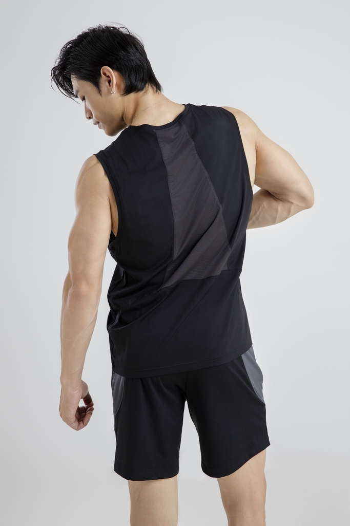 Áo ba lỗ Playwell Arrow Mesh 10243