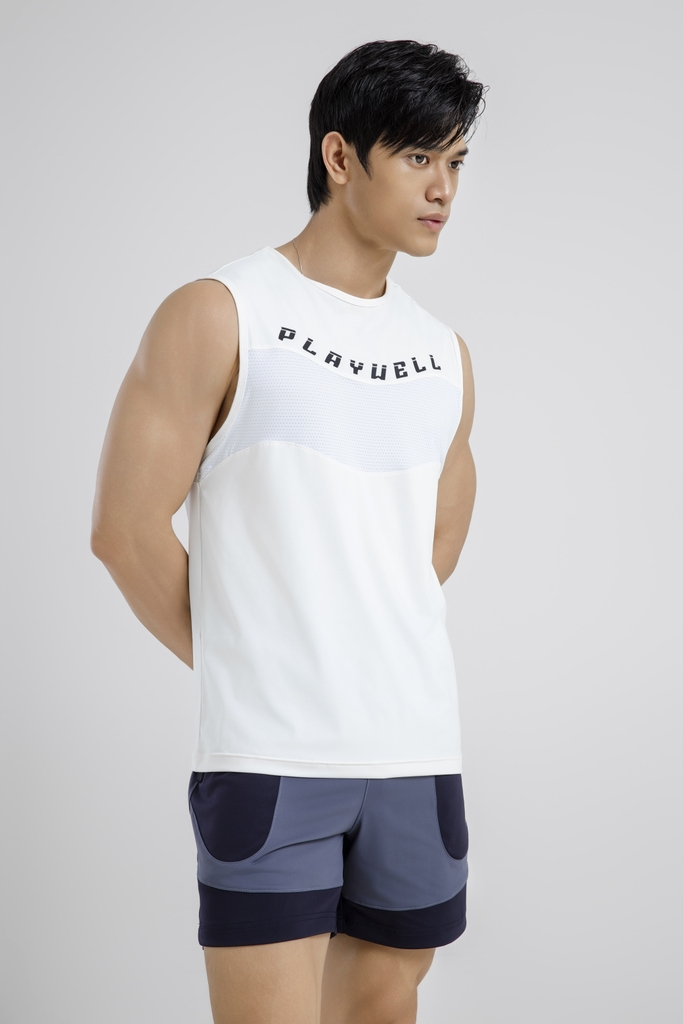 Áo ba lỗ Playwell Tide Mesh 10244