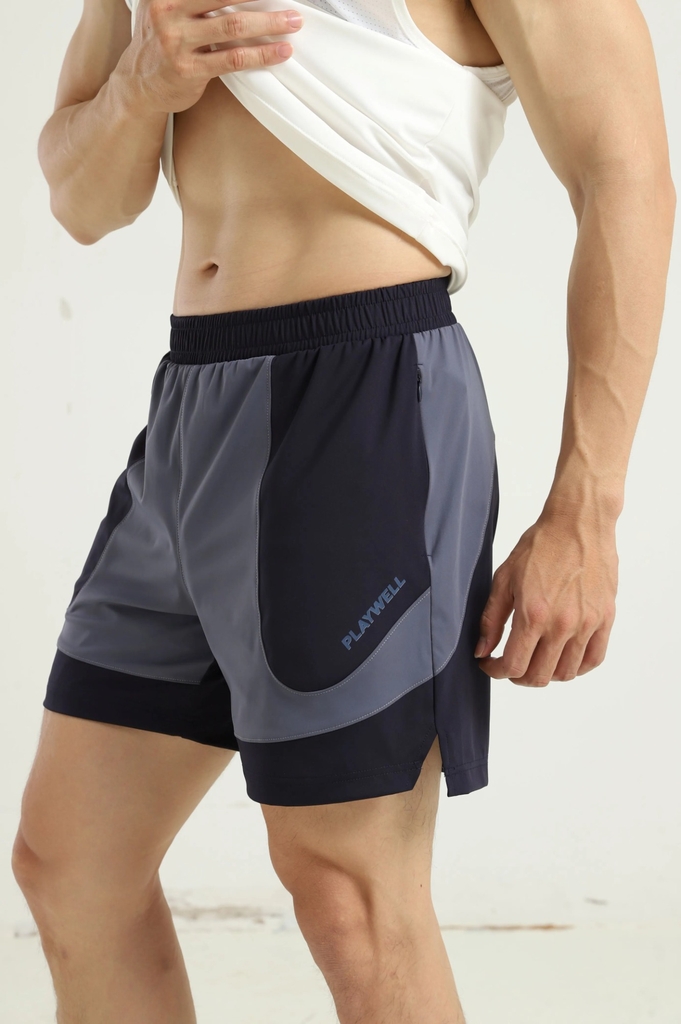 Quần Short thể thao nam Power Zip PW1251