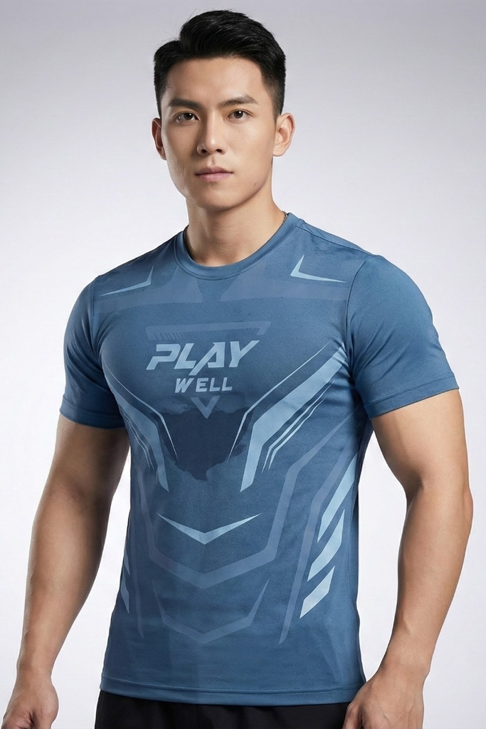 Áo thun thể thao nam V Shape PW8242