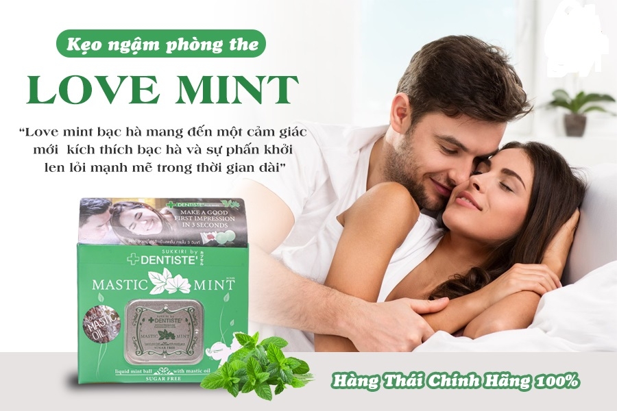 THÀNH PHẦN KẸO DENTISTE CHỨA MASTIC OIL GIÚP LÀM SẠCH HƠI THỞ HIỆU QUẢ