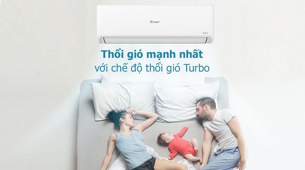 Điều Hòa Casper 1 Chiều inverter 24.000 BTU GC24 IS32