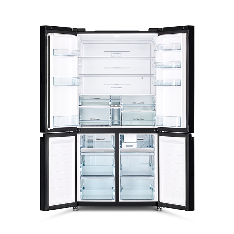 Tủ lạnh Hitachi Inverter 569 lít Multi Door RWB 640PGV1 GMG