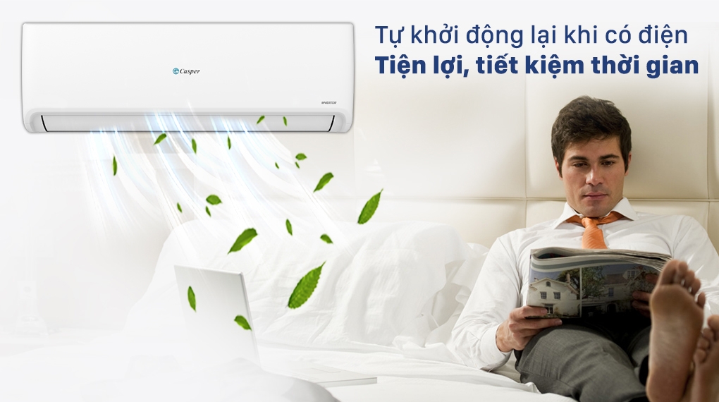 Điều Hòa Casper 1 Chiều inverter 18.000 BTU GC18 IS33