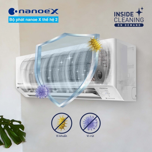 Điều Hòa Panasonic 1 Chiều inverter 24.000 BTU RU24CKH 8D