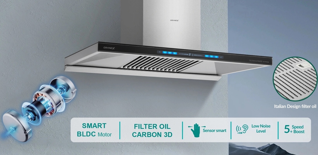 HÚT MÙI GRANDX GX H70T81SB