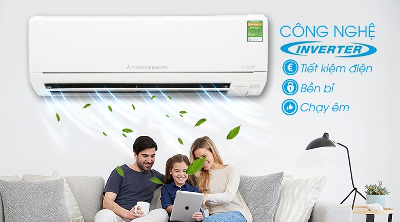 Điều Hòa Mitsubishi Electric 2 Chiều inverter 12.000 BTU MSZ HL35 VA