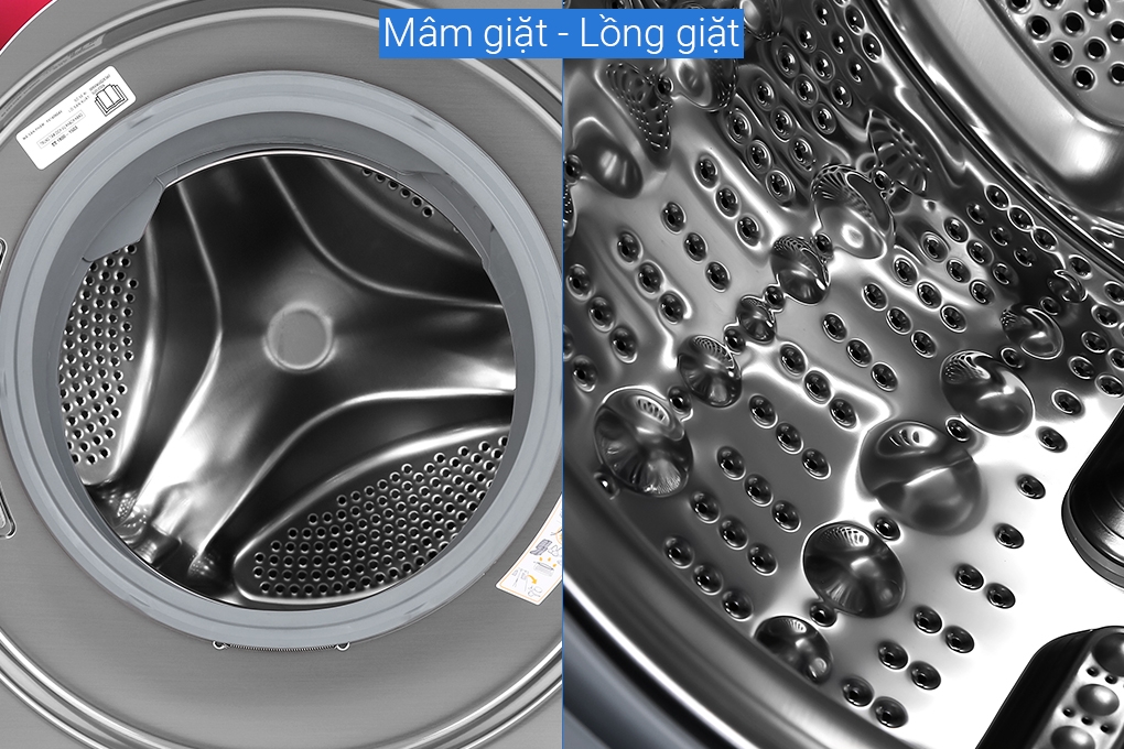 Máy giặt sấy LG AI DD Inverter giặt 9 kg - sấy 5 kg FV1409G4V