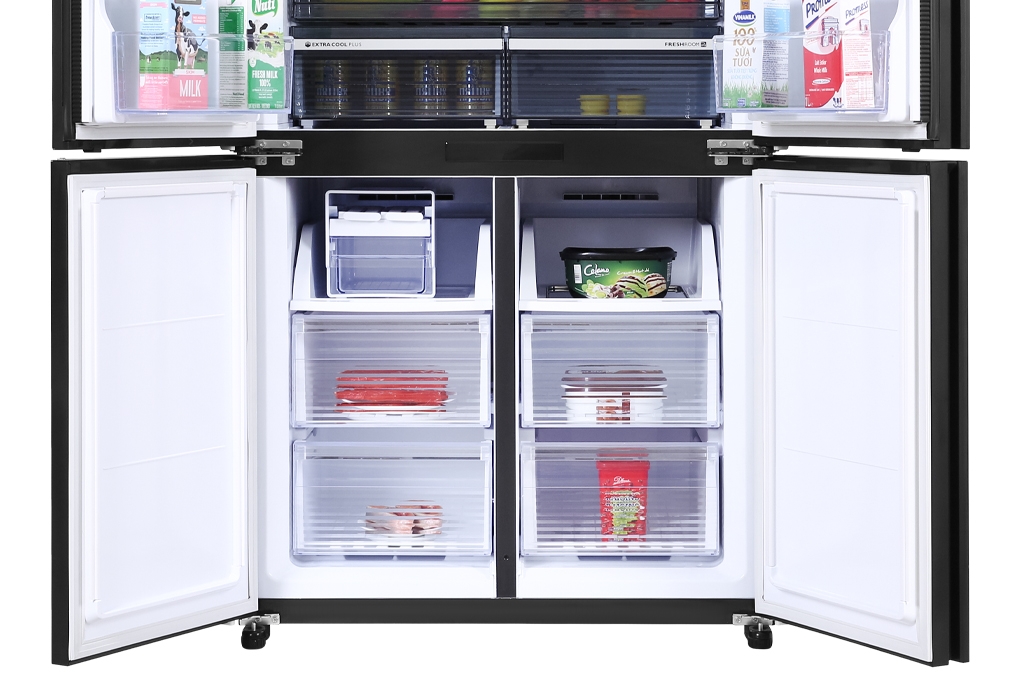 Tủ lạnh Sharp Inverter 525 lít Multi Door SJFXP 600VGBK