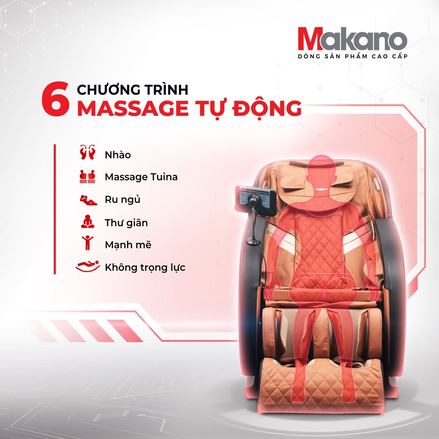 Ghế Massage Makano DVGM 0001D