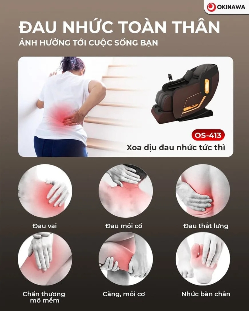 Ghế Massage 4D Okinawa OS 413