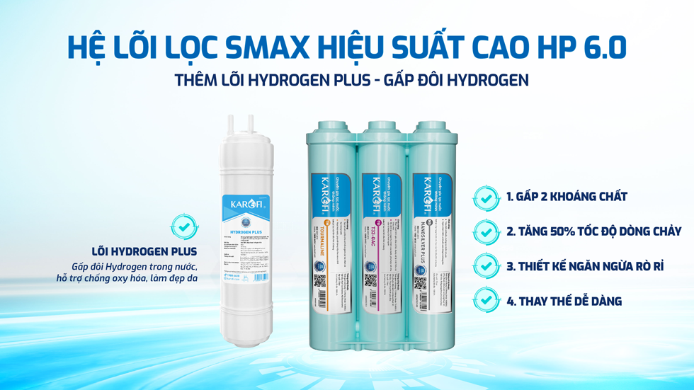 Máy lọc nước Karofi nóng lạnh nguội KAD L68