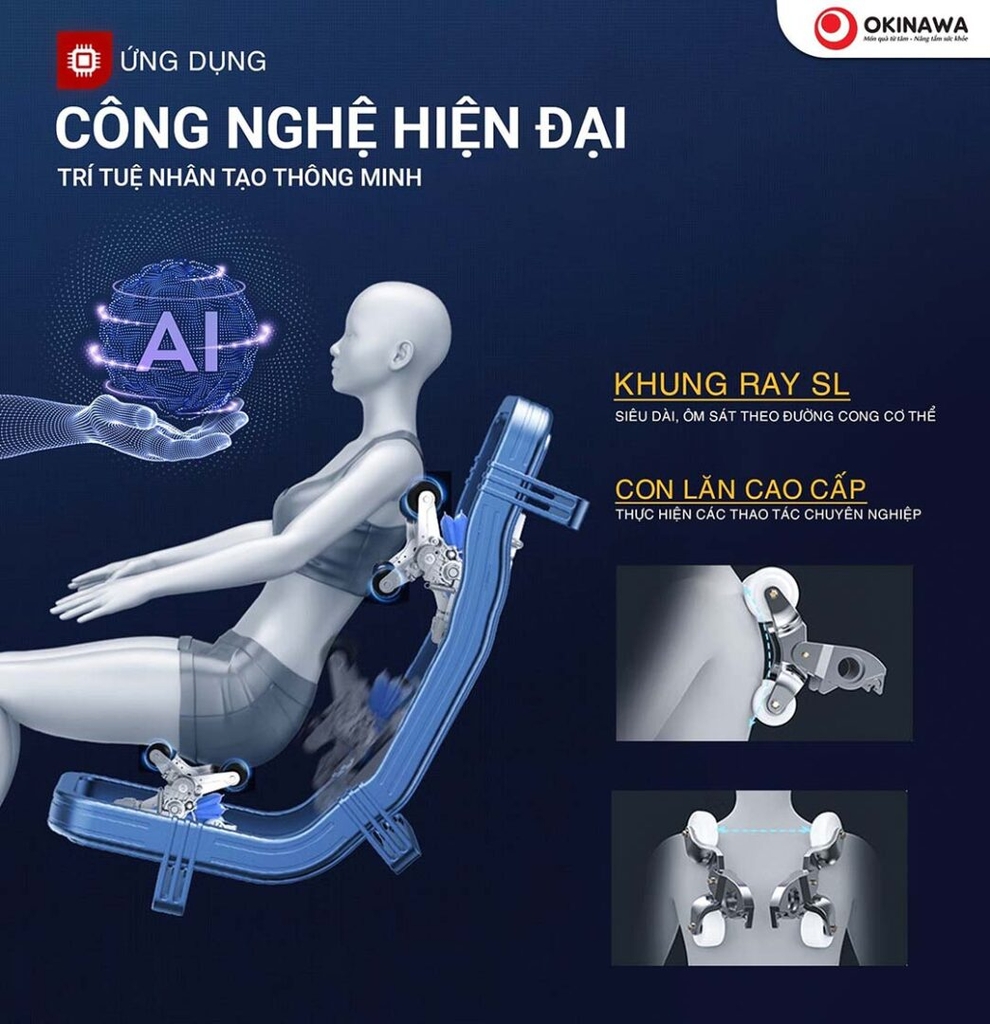 GHẾ MASSAGE OKINAWA OS 468