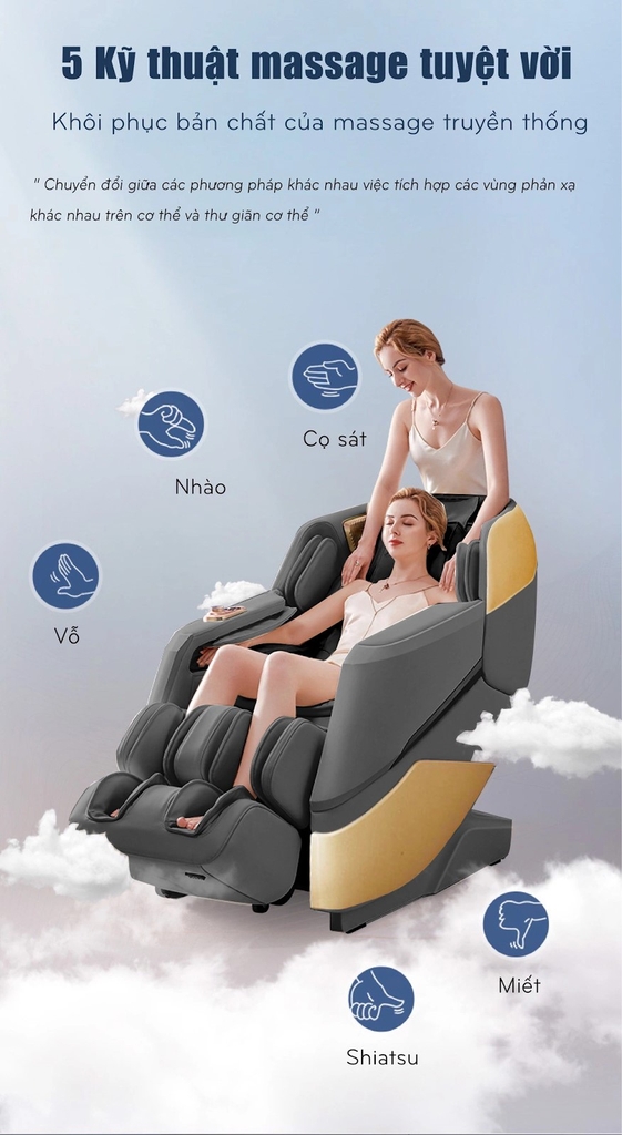 GHẾ MASSAGE OKINAWA OS 855