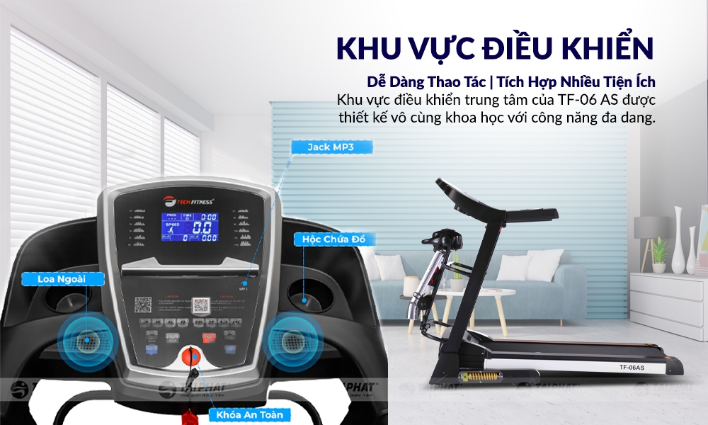 MÁY CHẠY BỘ TECH FINTESS TF 06 AS