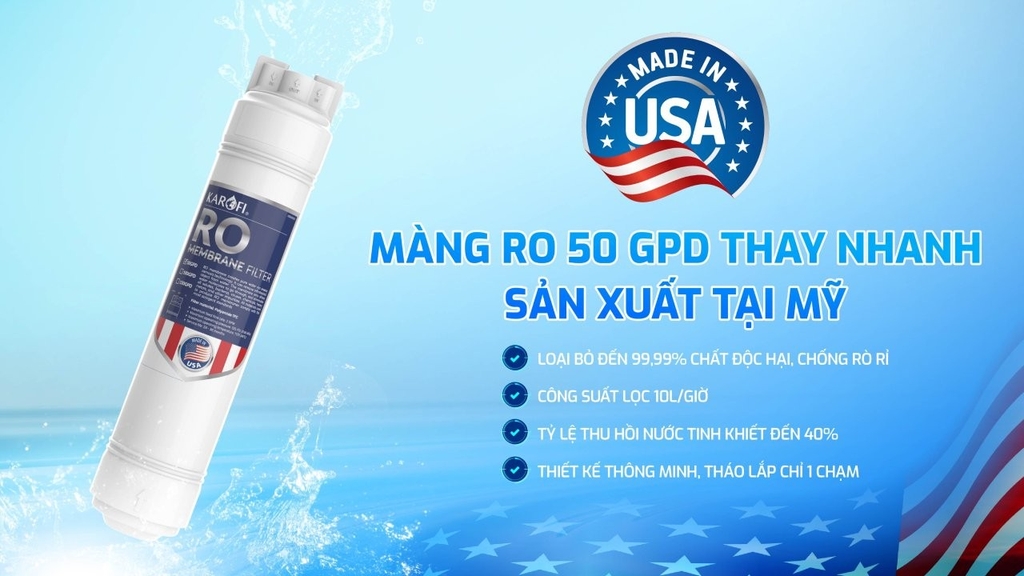 Máy lọc nước Karofi KAQ D20