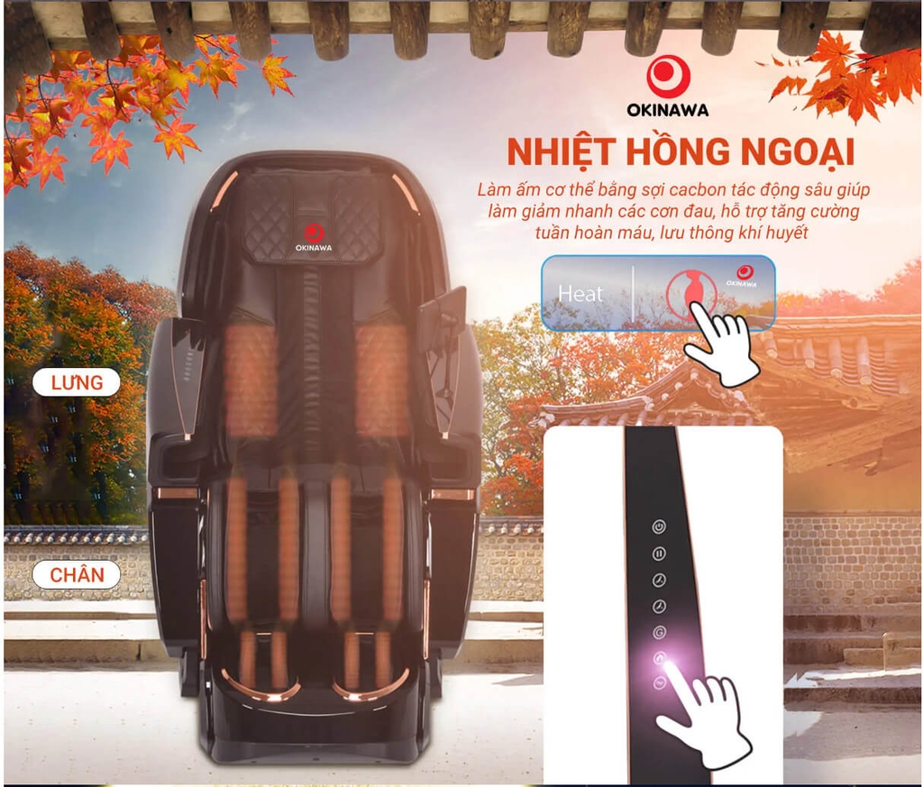 GHẾ MASSAGE OKINAWA OS 500