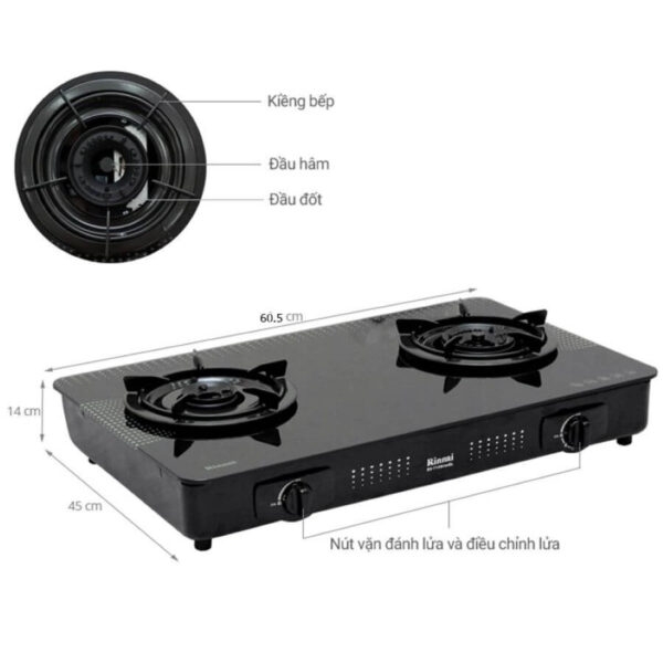 BẾP GAS RINNAI RV 615SLIM