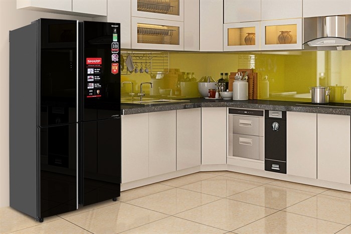Tủ lạnh Sharp Inverter 525 lít Multi Door SJFXP 600VGBK