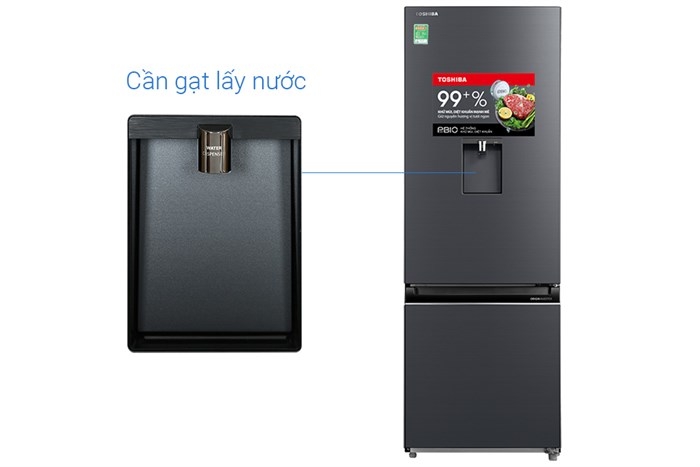 Tủ lạnh Toshiba Inverter 322 lít GR RB405WE PMV(06) MG