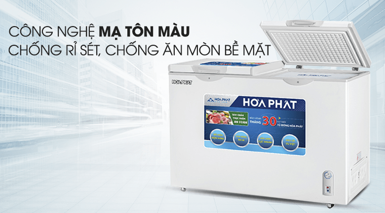 Tủ đông Hòa Phát 2 Ngăn Đông Mát 271 lít HCF 656S2Đ2