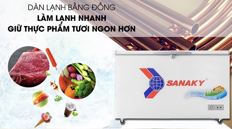 Tủ đông Sanaky 1 Ngăn Đông 410 lít VH 5699HY