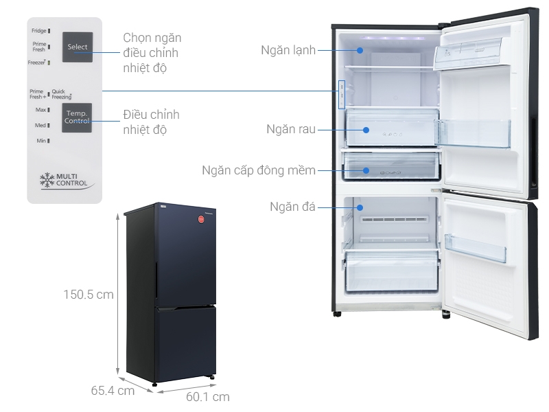 Tủ lạnh Panasonic Inverter 251 lít NR SP275CPAV