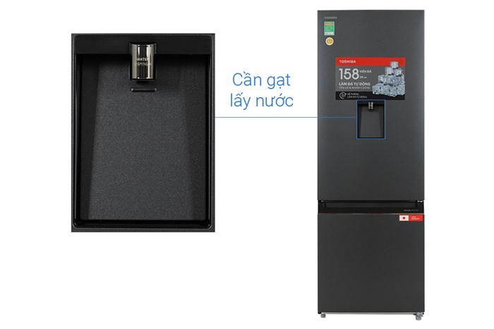 Tủ lạnh Toshiba Inverter 321 lít GR RB405WEA PMV(06) MG