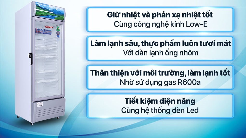 Tủ Mát Sanaky 290 lít VH 358KL