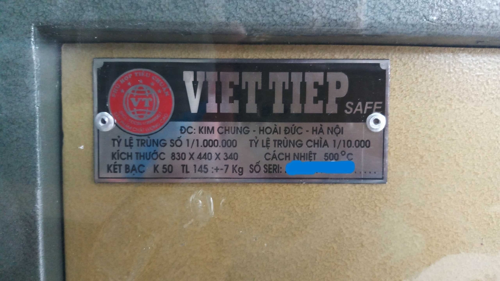 Két Sắt Việt Tiệp Khóa Cơ K50
