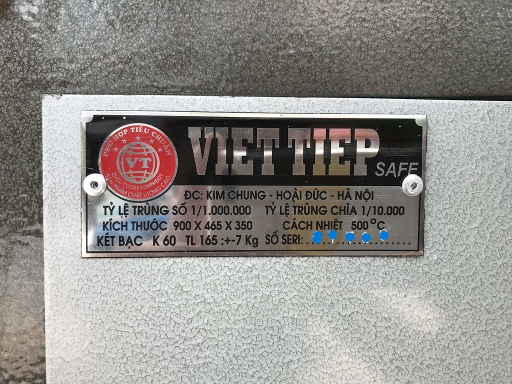 Két Sắt Việt Tiệp Khóa Cơ K60