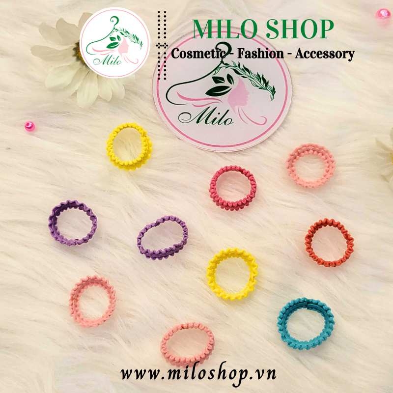 Cột tóc - kẹp tóc mini cho bé gái nhiều mẫu (set 10 cái)