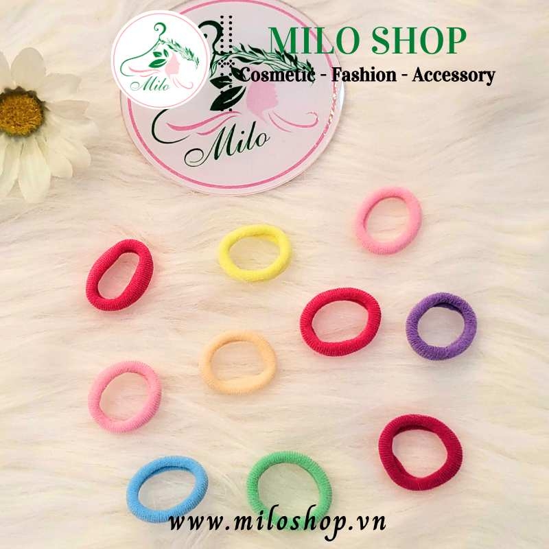 Cột tóc - kẹp tóc mini cho bé gái nhiều mẫu (set 10 cái)