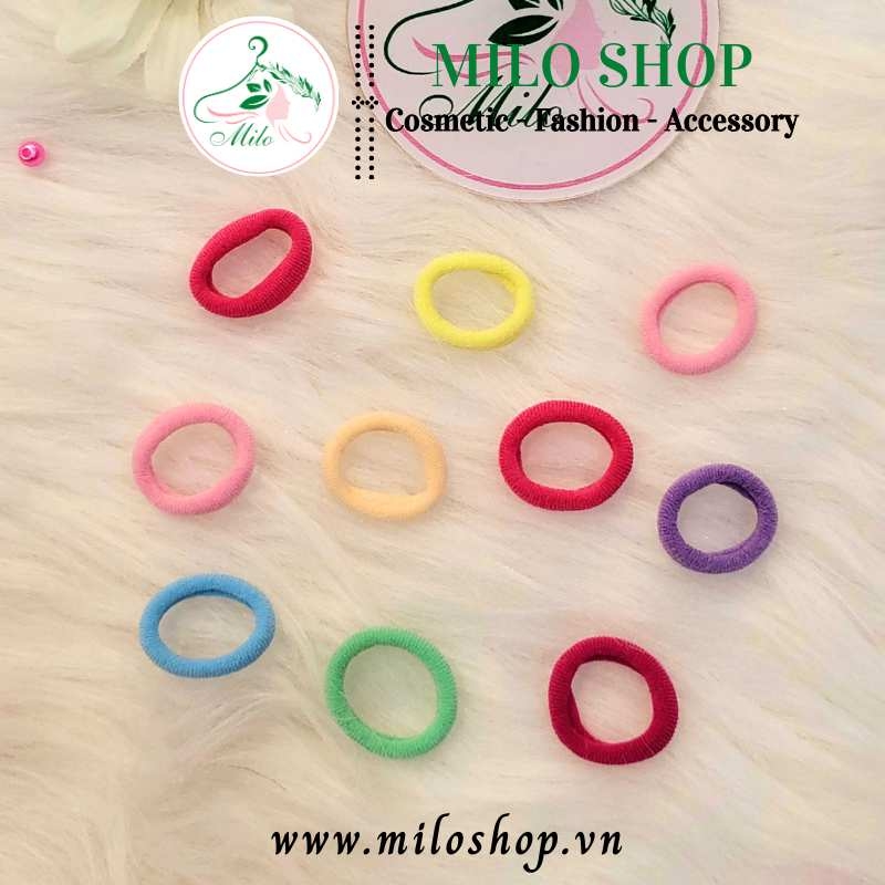 Cột tóc - kẹp tóc mini cho bé gái nhiều mẫu (set 10 cái)