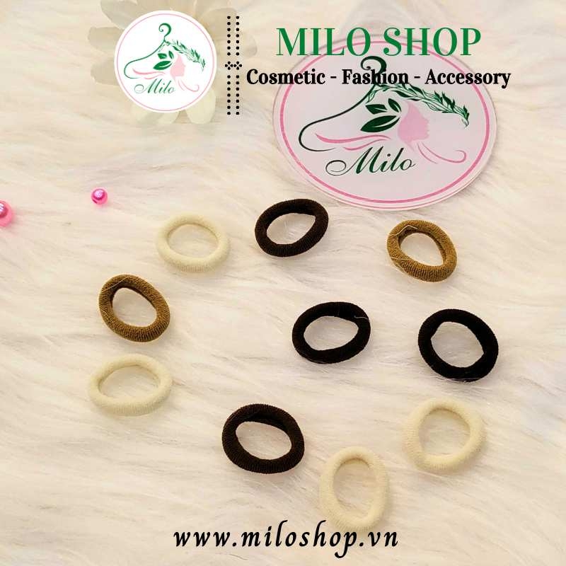 Cột tóc - kẹp tóc mini cho bé gái nhiều mẫu (set 10 cái)