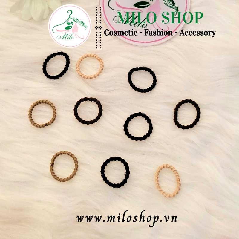 Cột tóc - kẹp tóc mini cho bé gái nhiều mẫu (set 10 cái)