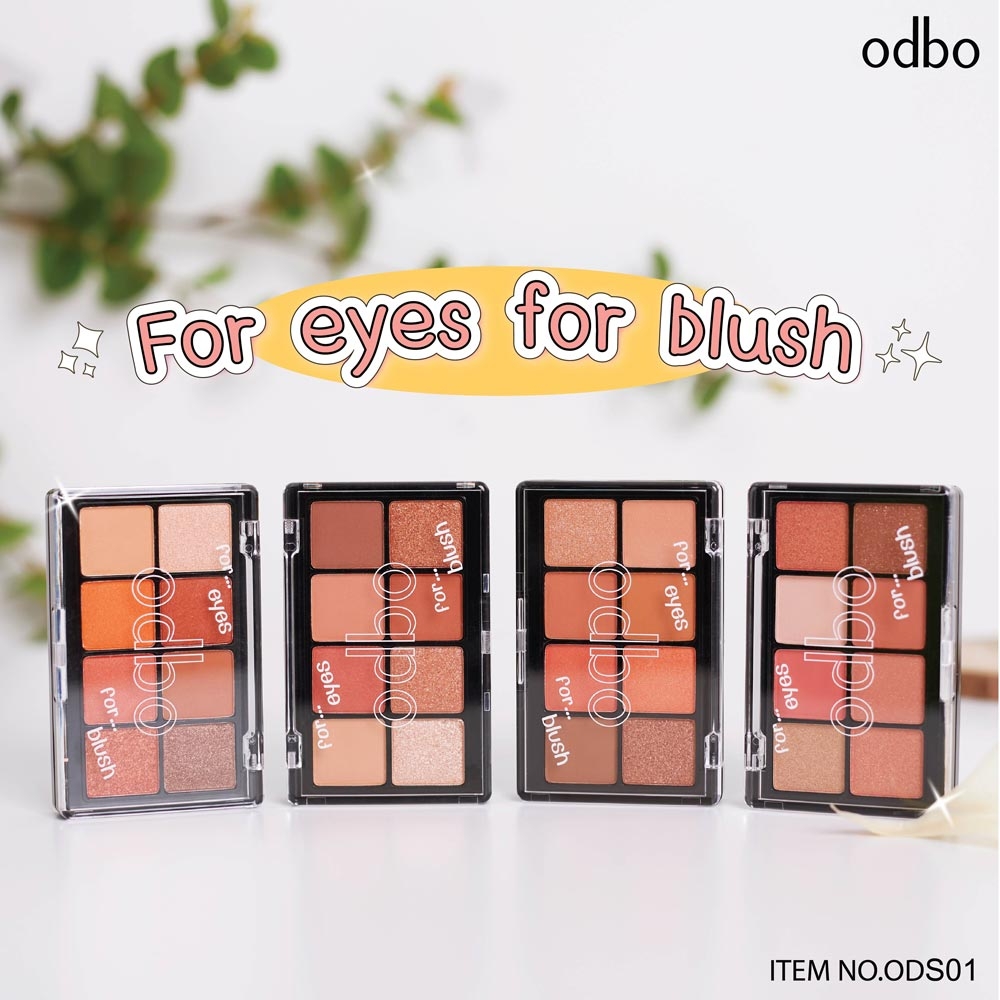Phấn mắt Odbo For Eyes For Blush 2 tầng- NO.04