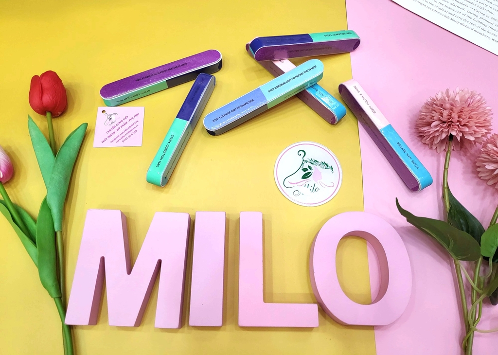 Dũa, mài móng tay  size nhỏ (7 mặt)