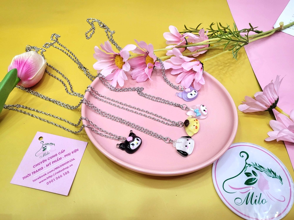 Dây chuyền họa tiết hoạt hình My Melody Cinnamoroll