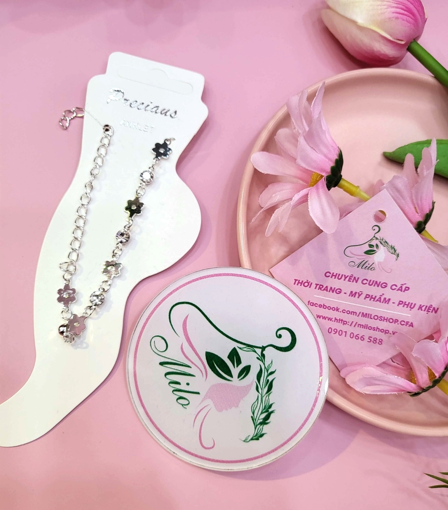 Lắc chân mix kiểu Preciaus Anklet + Fashion