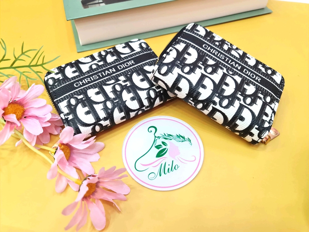 Ví ngắn cầm tay mini Christian Dior