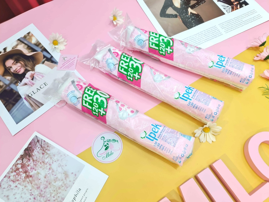 Bông tẩy trang Ipek (Thổ Nhĩ Kỳ) - 150 miếng