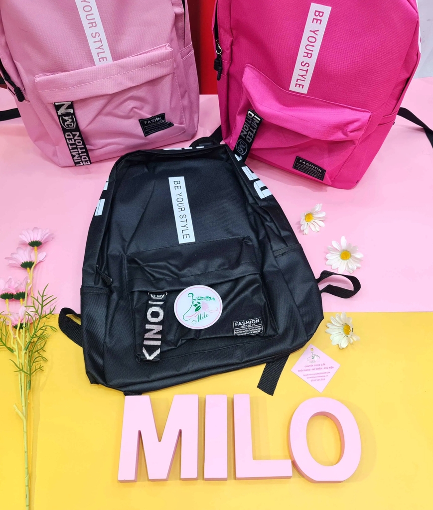 Balo vải Canvas phong cách Hàn Quốc
