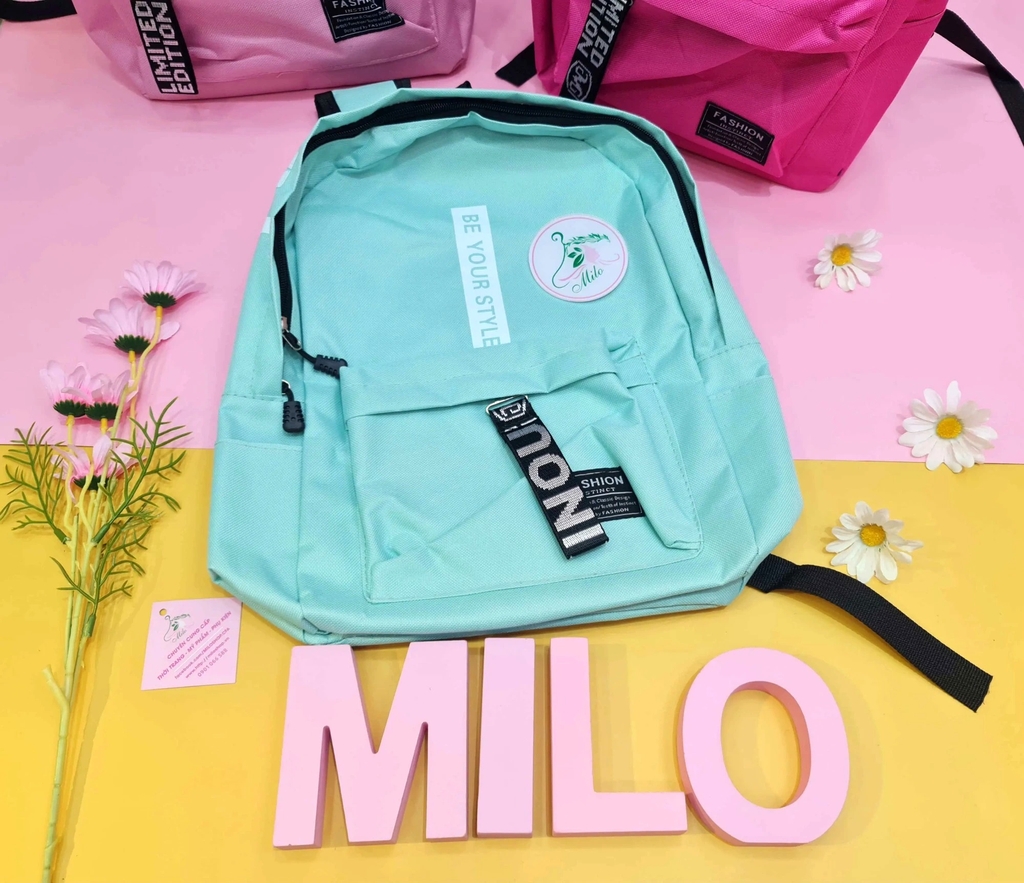 Balo vải Canvas phong cách Hàn Quốc